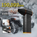 200g Thrust High-pressure Air Dust Collector, 100, 000/130, 000/150, 000 RPM Electric Compressed Air Dust Collector, Turbine Fan with Brushless Motor, Used for Computer, Keyboard, Outdoor And Car Cleaning, Car Accessories, Hair Dryer, Blower, Super