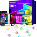 [RGB Eaves Lights] 500Ft Permanent Outdoor Light, RGB Eaves Lights, Scene Modes Outdoor Under Eave Lighting, Led Lights for Decor, Garden Decor, House, Party