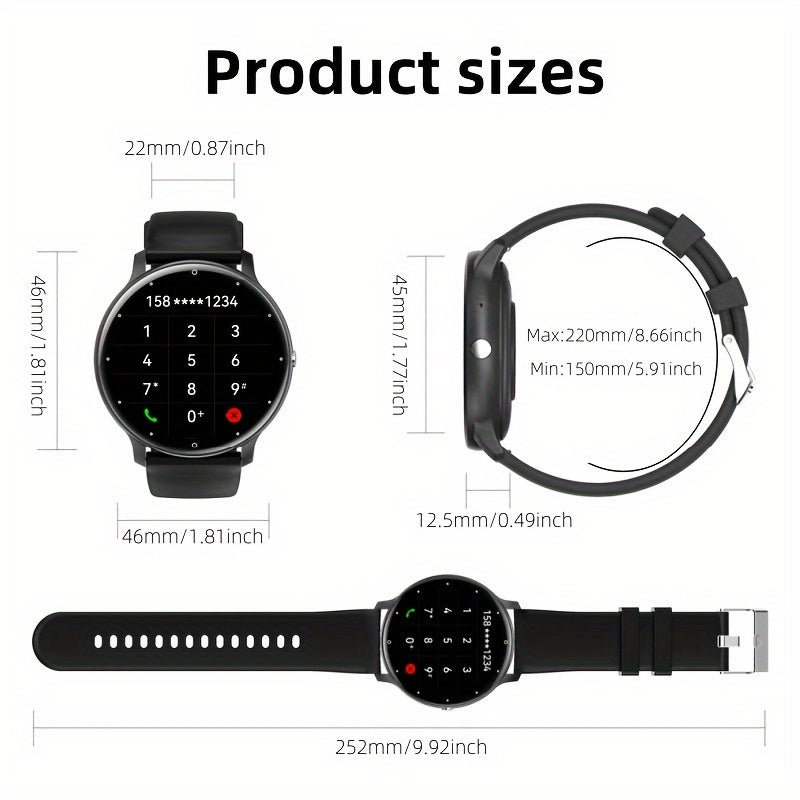 Smartwatches Offer Various Features Such As Wireless Calling, Message Notifications, AI Voice Assistance, Sleep Tracking, Calorie Counting, Step Counting, And Multiple Sports Modes Suitable for Different Fitness And Outdoor Activities