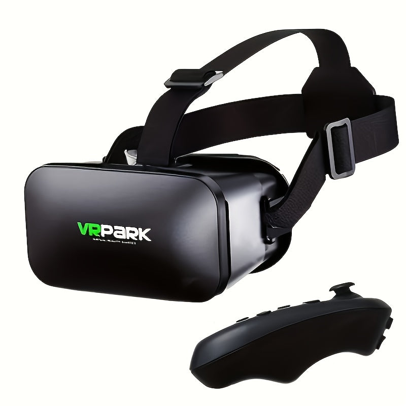 1pc VR Park All-in-One 3D VR Headset with Motion Tracking - Lightweight ABS Material, Adjustable Headband and Nose Pad - Standalone VR System for Games, Movies, Home Theater and Recording - Compatible with PC/ Console/ Smartphone Content, 2025 Design