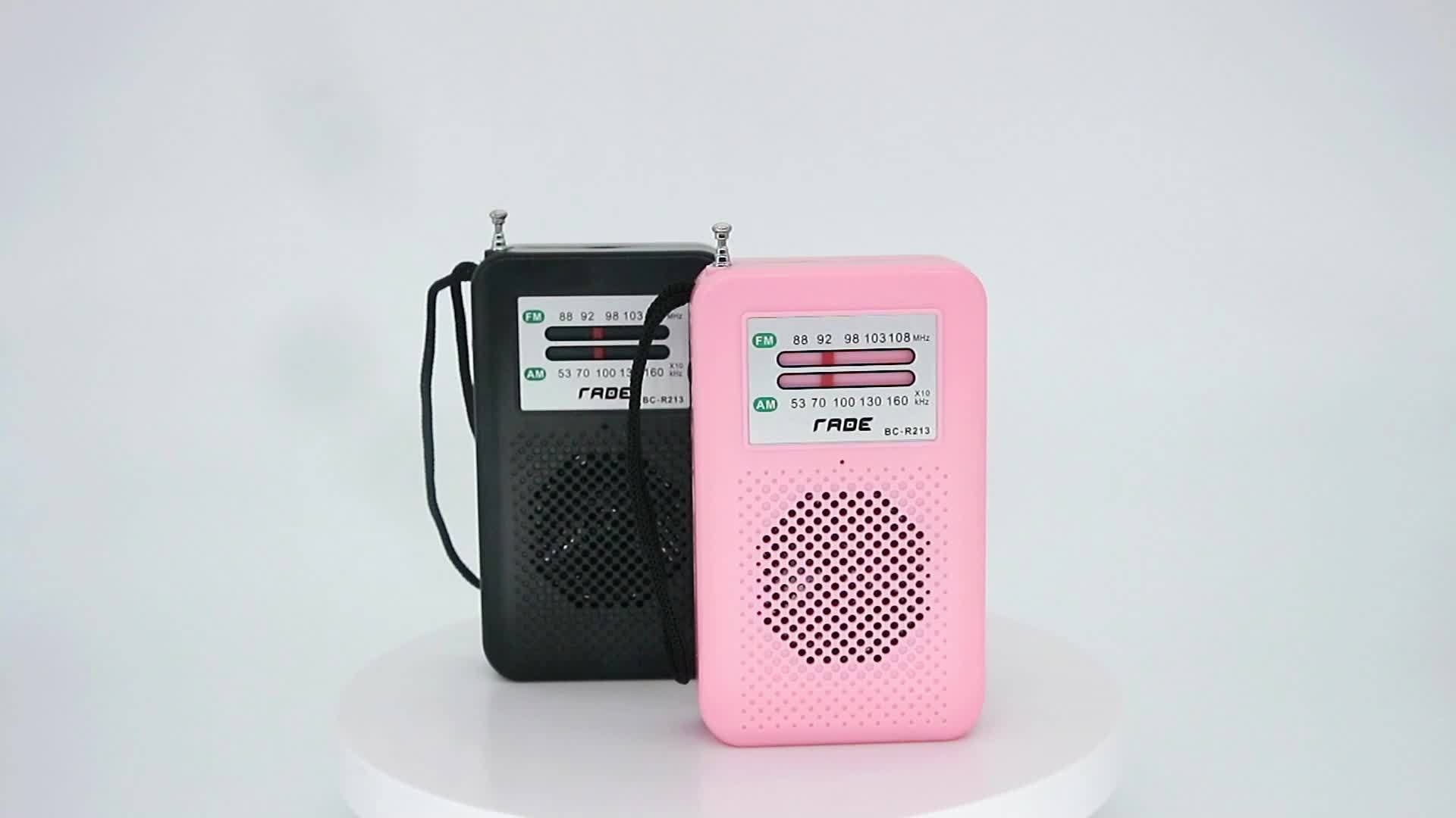 [Portable AM FM Radio] Portable AM FM Radio Speaker, Battery-Powered Handheld Radio W/Manual Tuner, Headphone Jack, Integrated Speaker, Adjustable Antenna, Durable Design And Wrist Strap