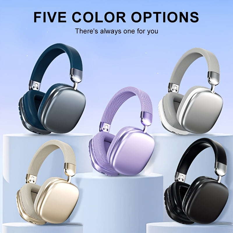 Wireless Earphones, Noise Cancelling Stereo Comfortable Earphones, Built-in High-definition Microphone, High Fidelity Stereo, Deep Bass, Suitable for Travel, Office, Laptops, Mobile Phones, Christmas Gifts