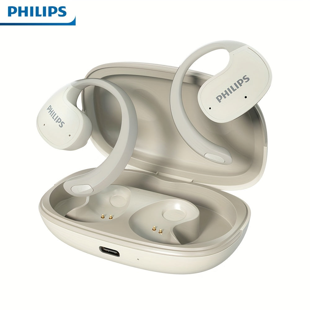 PHILIPS True Wireless Earbuds - Stereo Surround Sound, ENC Noise Cancellation, Touch Controls And Built-In Mic | 24H Polymer Battery, USB-C Fast Charging Case | Lightweight Comfort for Commuting, Workouts And Daily Use TAT2708