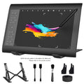10X6 Inch Graphics Drawing Tablet with 8192 Pressure Levels - Features Tilt Function, 12 Shortcut Keys, And a Battery-Free Stylus, Compatible with Windows Pcs And Android, Ideal for Digital Art, Graphic Design, And Online Teaching