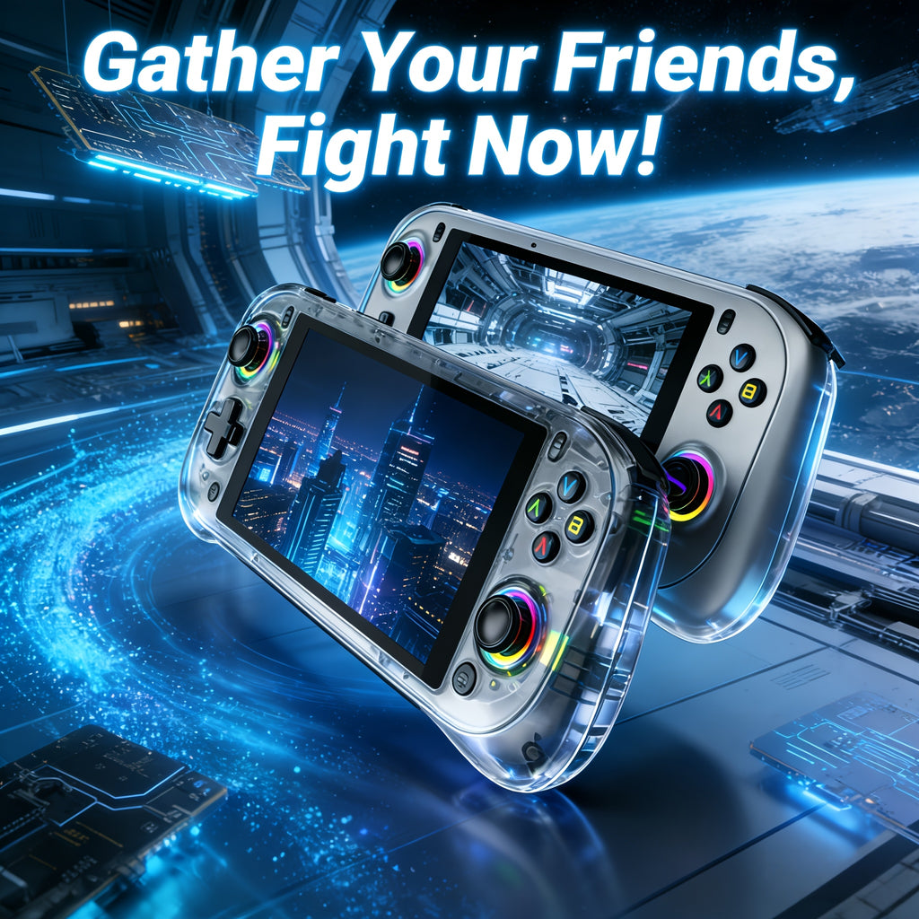 J55 Open-Source Handheld Console | 5.5-inch Online Global Multiplayer | 64GB Massive Storage | Ultra-Long Battery Life | Online Updates | High-End Portable Edition | Top 1 Popular Holiday Gift