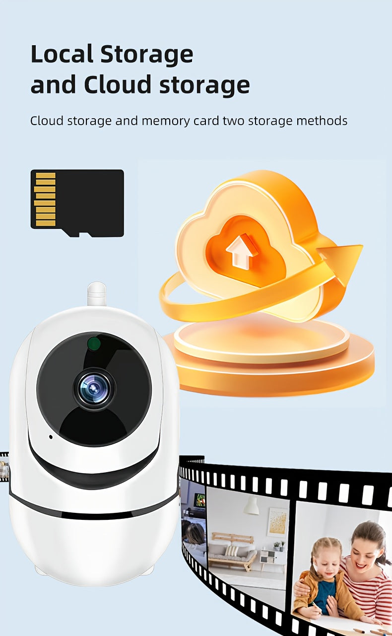 Advanced HD Camera: Enhance Your Home Security! Keep an Eye on Your Residence in High Definition to Protect Your Family. with Smart Features, It Serves As Your Trustworthy Companion for Clear, Real-Time Monitoring. Ideal for Overseeing Loved Ones