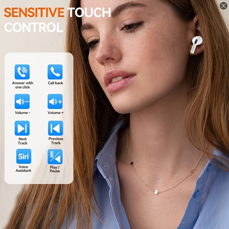 Wireless Earbuds, In Ear Earphones with Charging Case, Standard/Translation/Screen Models Are Available, High-Definition Calling, Long Battery Life, Compact And Lightweight, Ergonomically Designed, Comfortable to Wear, Suitable for Learning