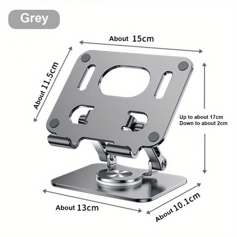 [Portable, Lightweight] 360 Degree Rotating Tablet Stand, Phone/Tablet Stand, Multifunctional Desktop Lazy Person Stand, 360 Degree Rotating Folding, Lightweight And Portable, Fast Heat Dissipation, Can Be Used In Multiple Scenarios