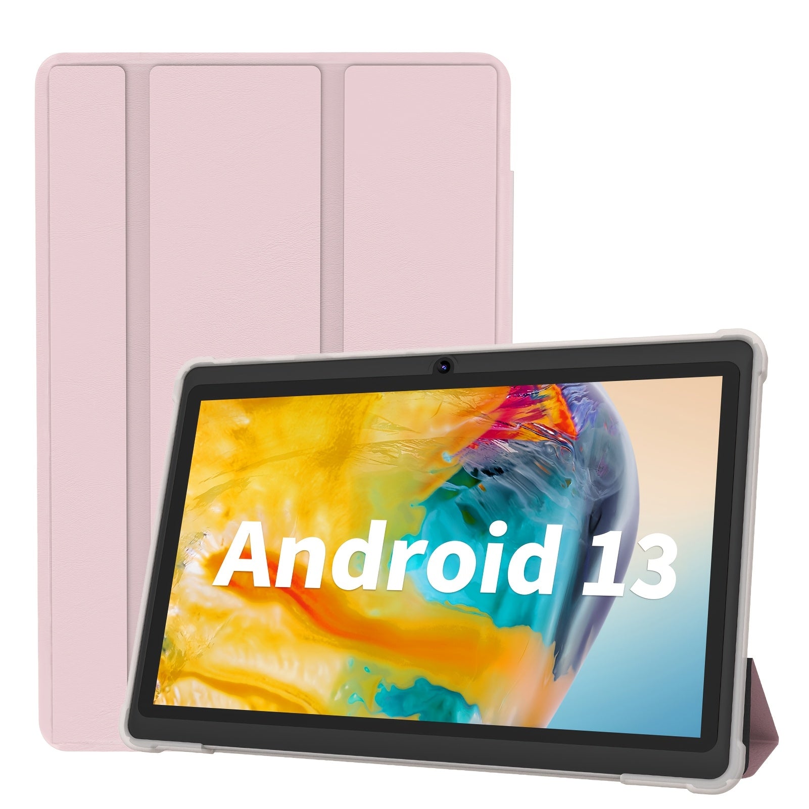 7-Inch Android 13, 4GB RAM (2G+2G Memory Expansion), 32GB ROM, Protective Case, Supports 1TB Storage Capacity, 3500Mah Battery, HD 1024*600 Ips Screen, Dual Camera, Classic Style Wifi Tablet PC, Tablet, Pad, Tablet, Pad