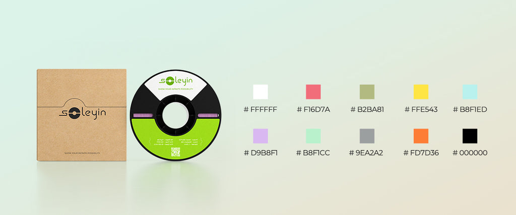 Creality SOLEYIN Ultra PLA Filament 1.75mm PLA 3D Printer Filament High Speed 30-600mm/s Dimensional Accuracy +/- 0.02mm, 1kg Spool (2.2lbs), Fit Most FDM 3D Printer