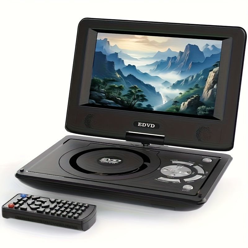 [Portable DVD Player] A Portable DVD Player with a 9-Inch Screen, Screen Resolution of 720 X 560, Rechargeable Playback, Suitable for The Elderly, Children, Traveling, Multiple Formats, No Regional Restrictions