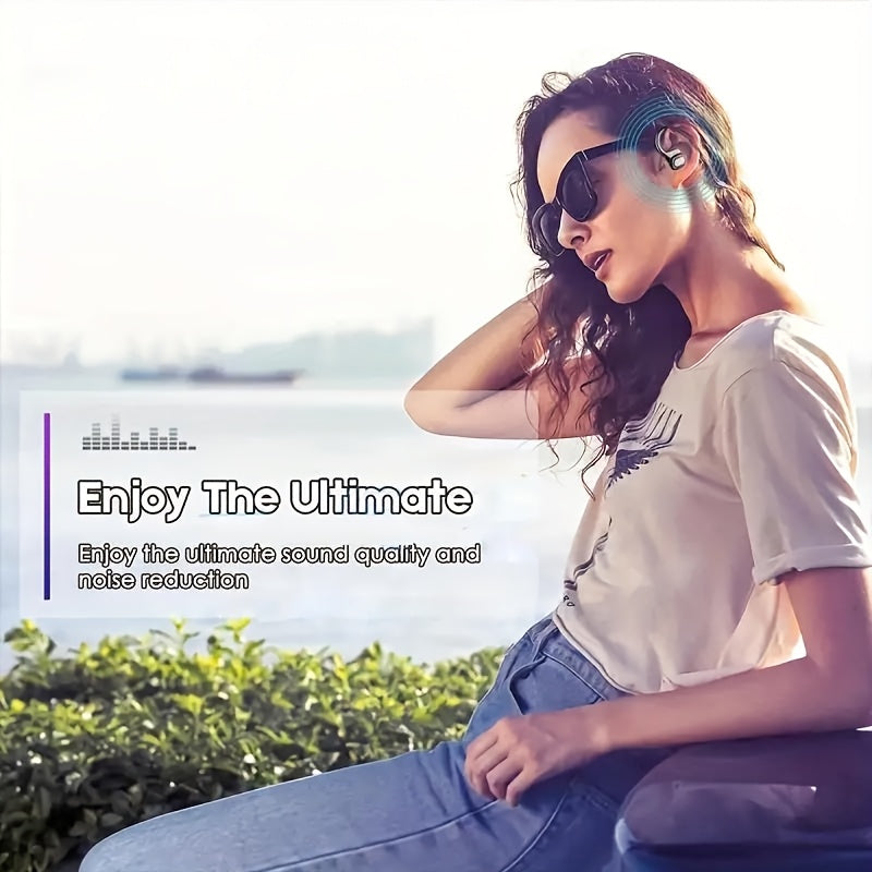 Wireless Earphones, Wireless 5.4, Condenser Microphone, LED Screen Charging Box, Compatible With Android/iOS, Automatic Pairing, Long-lasting Battery Life, Suitable For Sports, Games, Riding, Driving. -The Ideal Gift For Couples And Friends