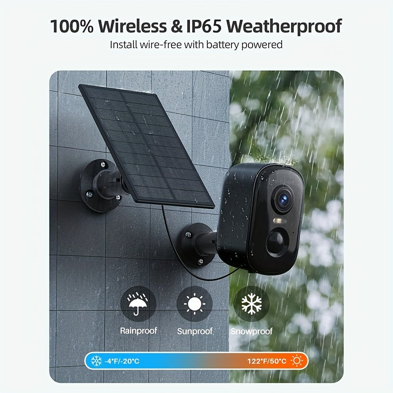 Wesecuu Solar Camera Offers Wireless Security Solutions for Both Indoor And Outdoor Use, Ideal for Home Surveillance. It Is Compatible with 5G And 2.4Ghz Wifi, And Can Be Monitored Via a Smartphone App. This Camera Is Suitable for Pets