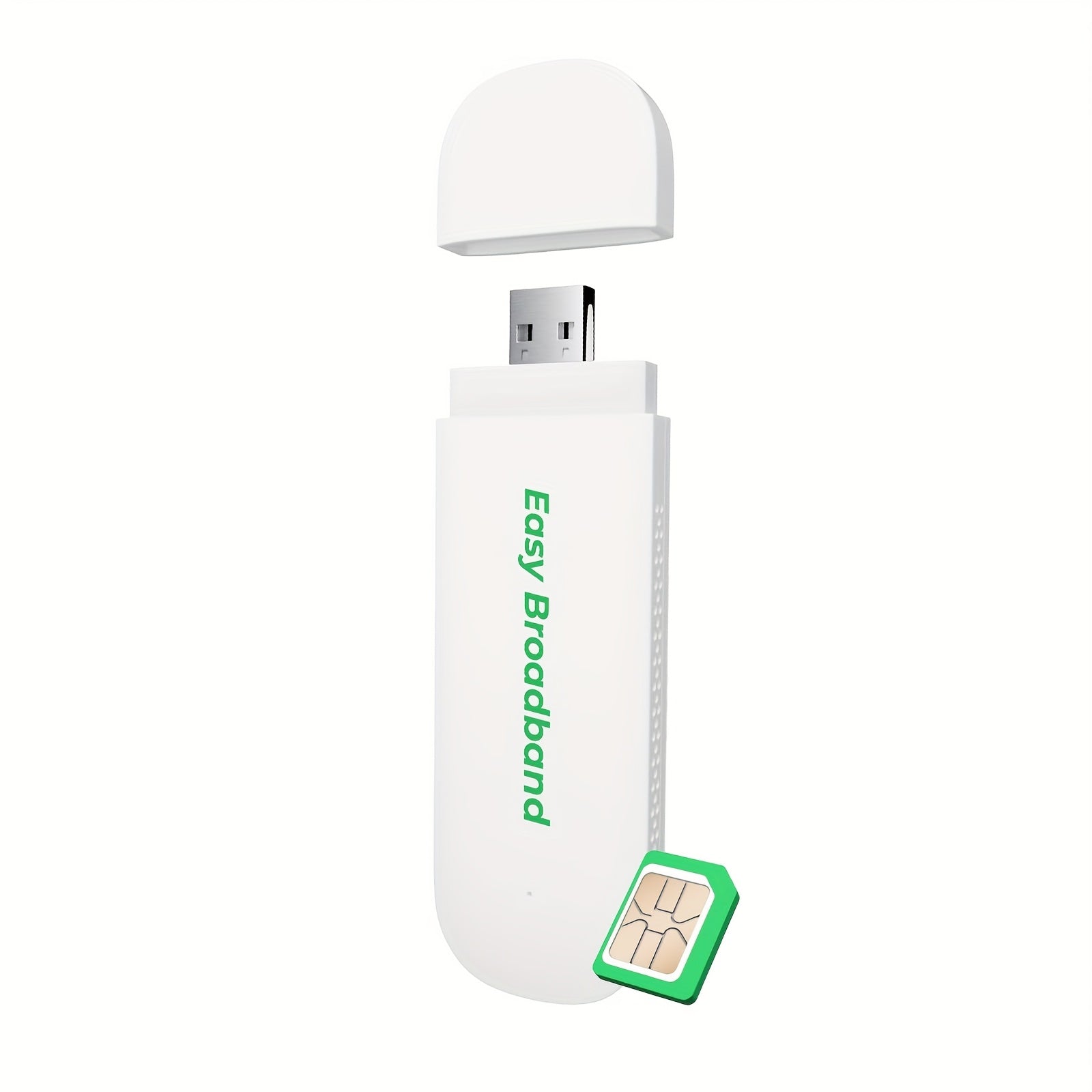 EIOTCLUB 4G LTE USB Wifi 6 Dongle, Portable Mobile Hotspot with Pre-Installed SIM And Prepaid Data, Supports Up to 10 Devices, Plug And Play, US Solely