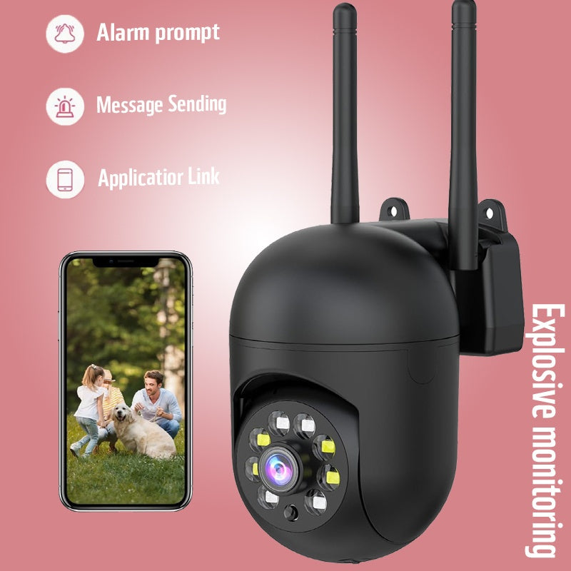 [AI Wireless Camera] 4pcs Wireless Camera Indoor | 3MP, CLOUD Storage, 2.4/5G WiFi, AI Motion Detection, Two-Way Audio, Color Night Vision, Home Surveillance Security System