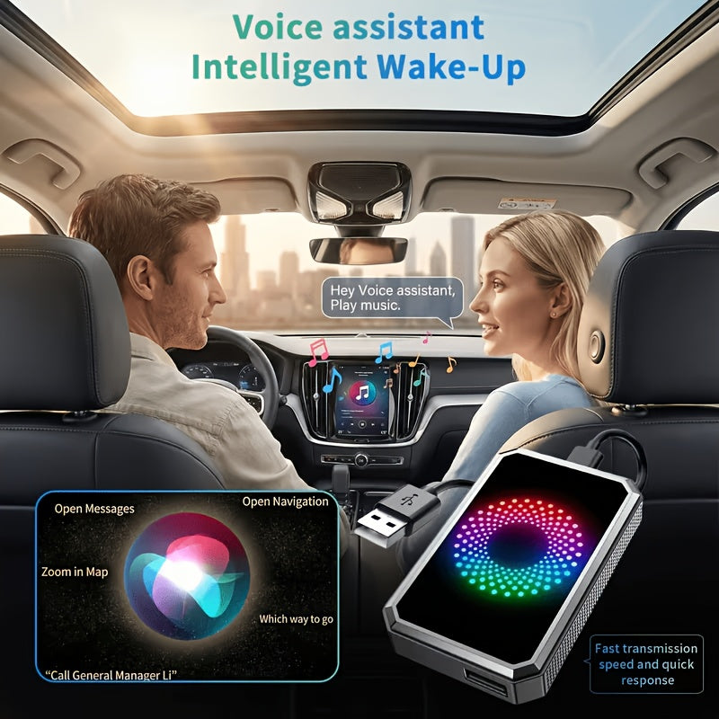 The 3-in-1 Magic Media Box Supports Netflix/YouTube/TikTok Streaming. Equipped With A Wireless CarPlay Adapter And USB Port, It Is Compatible With Factory-installed Wired Apple CarPlay And Android Auto Systems. Note: Wireless CarPlay Requires IOS 10