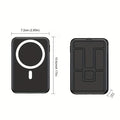 Power Bank Mini, Super Fast Charging PD22.5W Wireless Charging 15W Magnetic Fast Charging, Built-in 2 Cables with Stand And Digital Display Battery Level, 10000mAh, Universal USB Portable, Suitable for Airplane Travel Mobile Phone