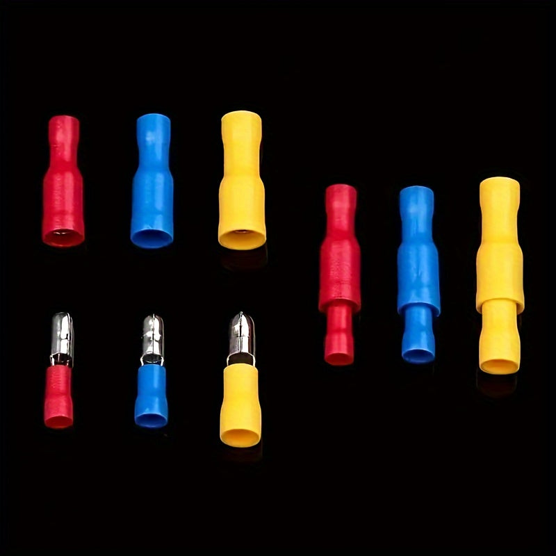 [Wire Terminals Kit] 480pcs Cold Crimped Wire Terminals Kit | Various Insulated Cable Connectors, Wire Crimped Docking & Automotive Accessories Combination Box
