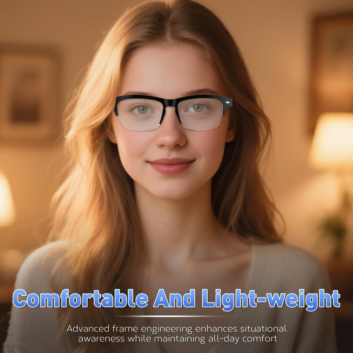New Smart Glasses with Auto-tinting Lenses That Automatically Transform into Fashion Glasses in Sunlight. Built-in Microphone and Speaker for HD Voice Calls and HiFi Music Quality. Smart Audio Glasses, Ideal for Sports, Driving, Fishing, and Daily