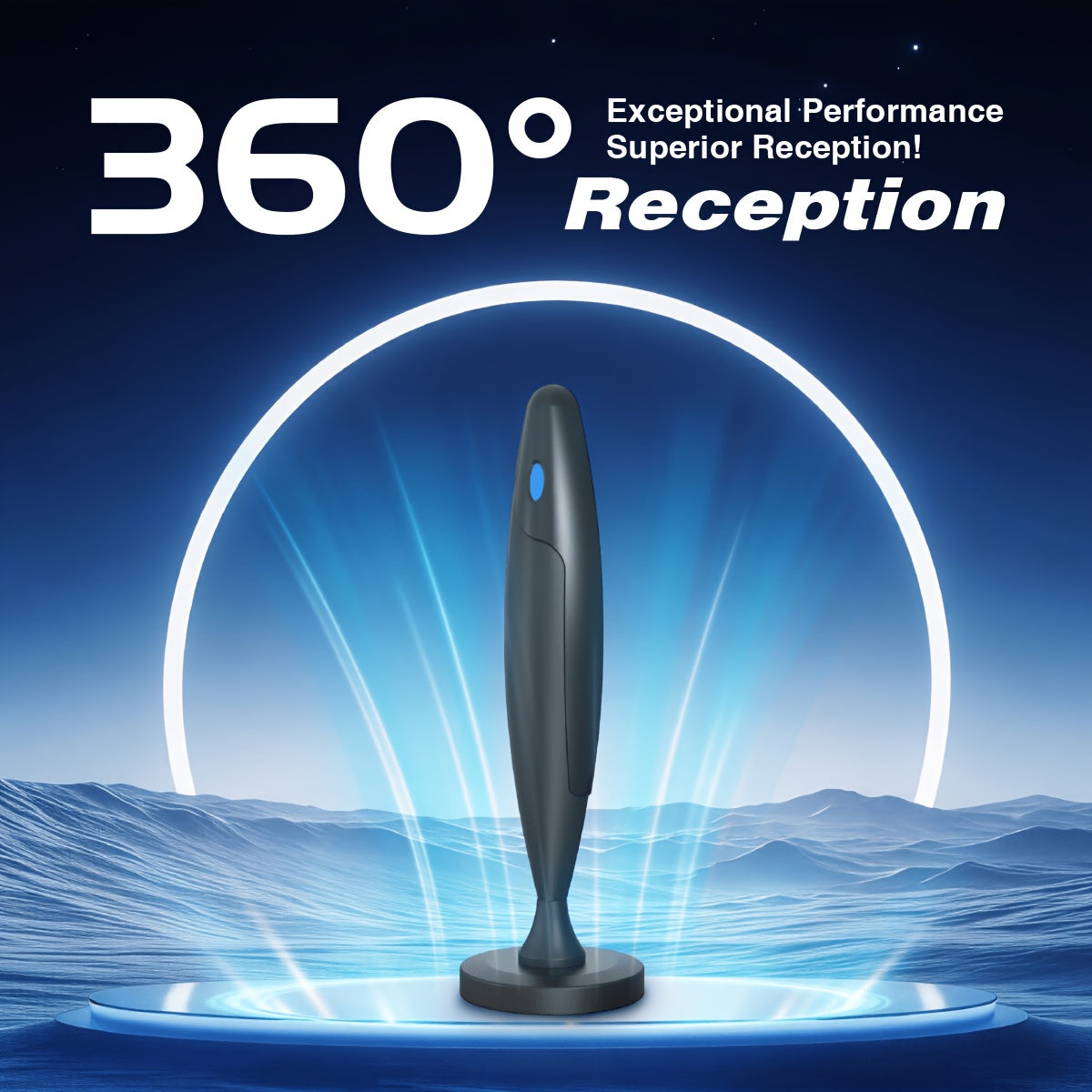 2026 Upgraded AI Smart TV Antenna Compatible for Indoor Use with Amplifiers Signal Boosters Supports 4K/1080P HD Digital Tuners Acts As A Signal Range Extender for Smart TVs The Amplifier Operates Under 36V Ideal for Home Theater And Streaming Device