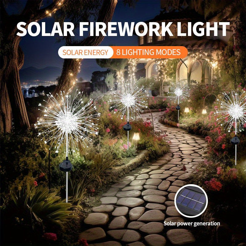 Solar Festival Garden Lights, Environmental Garden Lighting | High Efficiency Solar Smoke Lanterns, Solar Garden Lights, Suitable for Festival Outdoor Decoration