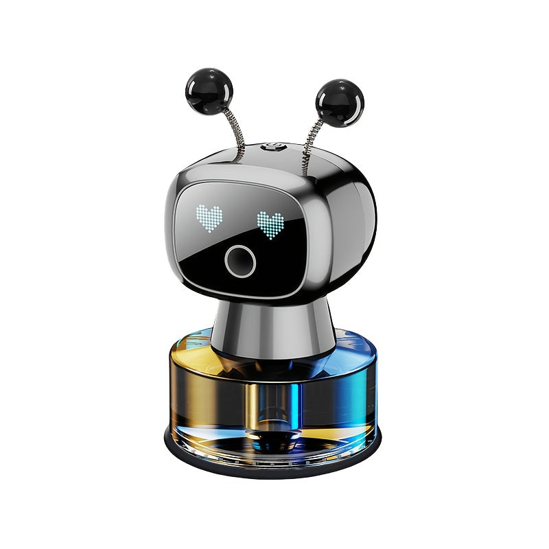 Smart Robot Car Air Freshener, AI Dynamic Expression, Automatic Spray with Car Start And Stop, 4 Adjustable Fragrance Gears, Cool Car Decoration, Essential Car Accessory, Perfect Gift for Festivals