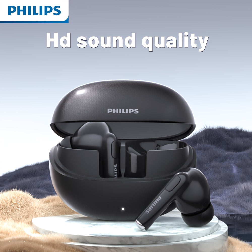 PHILIPS Wireless Earbuds - Wireless Headphones Condenser Microphone, USB-C Charging, For Android Phones, Portable Headphones Modern Headphone Design, Perfect Tech Gift For Birthday Christmas Halloween Easter New Year