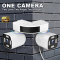 Dual Lens PTZ Security Camera Outdoor Wireless with 360° Pan-Tilt-Zoom, 5.0MP Motion Sensor, Two-Way Audio & Siren Alarm, Night Vision, WiFi Suitable for Home Security System, /Outdoor Surveillance Camera with App