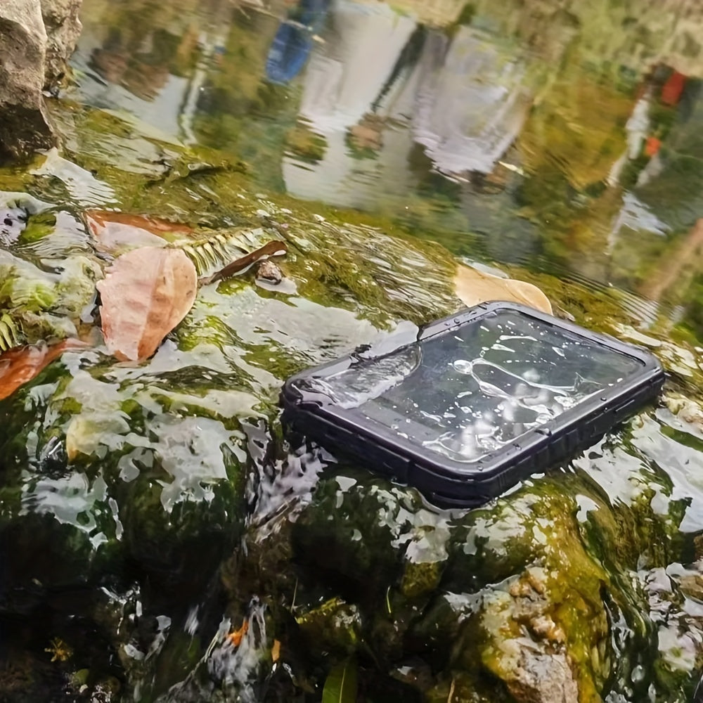 Phone Case - A Robust Case Designed for Various for Iphone, Including The Pro Max And Mini Versions, Featuring a Built-In Tempered Glass Screen Protector And Offering Protection Against Dust, Shocks, And Underwater Activities