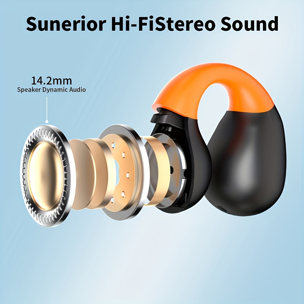Truly Open Wireless Earphones (Wireless 5.4 TWS), Experience 360° Ambient Awareness & All-day Comfort, Secure Open-ear Fit For Sports/fitness, Advanced ENC Delivers Crystal-clear Calls, Intuitive Touch Control