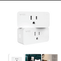 Wyze Plug, 2.4GHz WiFi Smart Plug, Works with Alexa, Google Assistant, IFTTT, No Hub Required, White – A Certified for Humans Device, White, 2 Pack