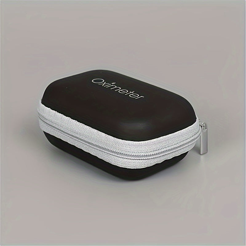Oximeter Storage Bag And 1pc Cleaning Rod, Portable Packaging Box, Fingertip Pulse Oximeter Storage Case