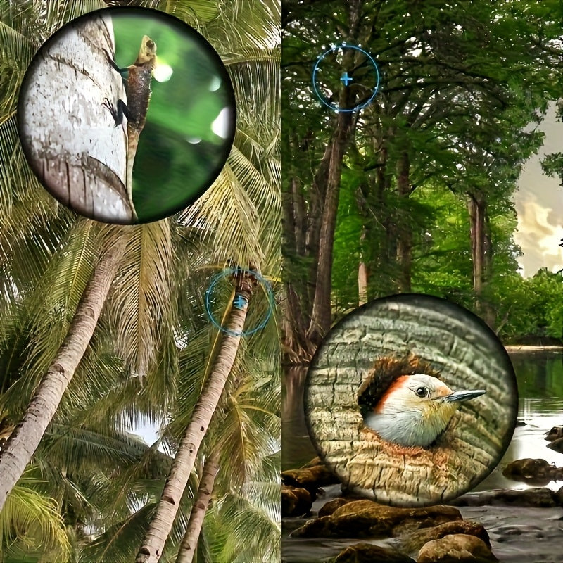New 10 X 50 Portable High Magnification Monocular Telescope, HD Eyepiece, Manual Focus, Suitable for Adults, Ideal for Outdoor Viewing, Hiking, Camping, Wildlife Observation, And Hunting. "Christmas Stocking Stuffers"