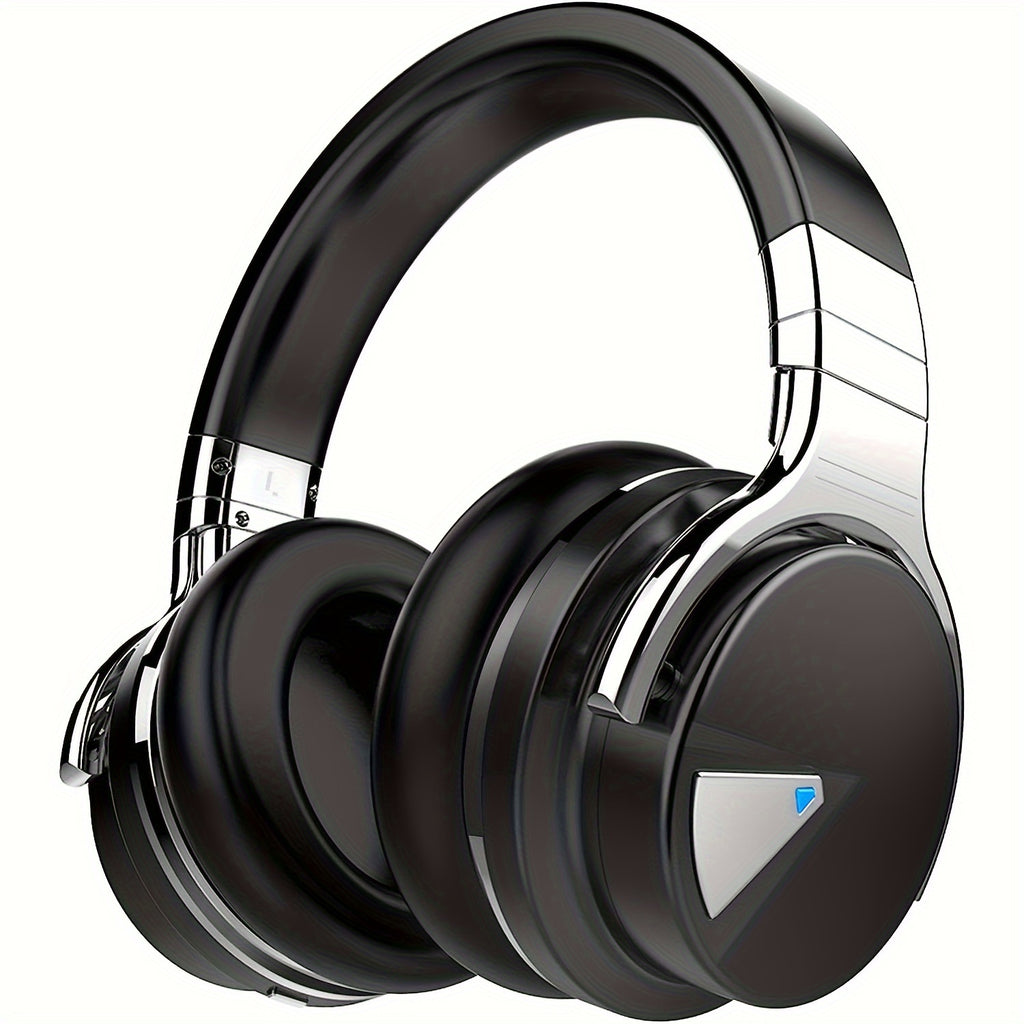 MIGHTY ROCK Active Noise Cancelling Headphones, Wireless Headphones, 30H Playtime, with Microphone, Deep Bass, 30 Hours Playtime
