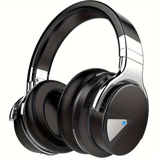 MIGHTY ROCK Active Noise Cancelling Headphones, Wireless Headphones, 30H Playtime, with Microphone, Deep Bass, 30 Hours Playtime