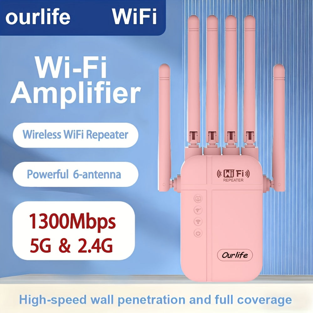 2026 Upgraded WiFi Extender Signal Booster Up To 9000 Sq.ft | Long Range Repeater For Garage, Basement & Yard | 1-Tap Setup, Compatible With Alexa/Ring/Camera | US Warehouse Fast Ship