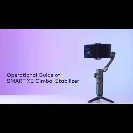[Gimbal Stabilizer] AOCHUAN Foldable Portable Gimbal: 3-axis Stabilization, 360-degree Rotation, AI Automatic Face Tracking, Built-in Extendable Pole, Magnetic Wireless Remote Control With Panoramic Gesture Control Ideal For Vlogging