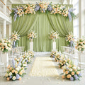 2pcs, 7.2ft*10ft Curtains Backdrop for Wedding Parties, Photo Backdrop Curtains for Wedding Decorations Birthday, Soft And Smooth, Non-transparent Party Decoration Backdrop Curtains, Suitable for Wedding, Birthday, Christening And Other Party