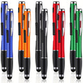 10pcs Stylus Pens With Light 2-in-1 Multi-Function Touch Screen Pens LED Light Pens Ballpoint Pens For Smartphones Tablets PC Pads Stylus Light Pens For Homes Offices Writing In The Dark