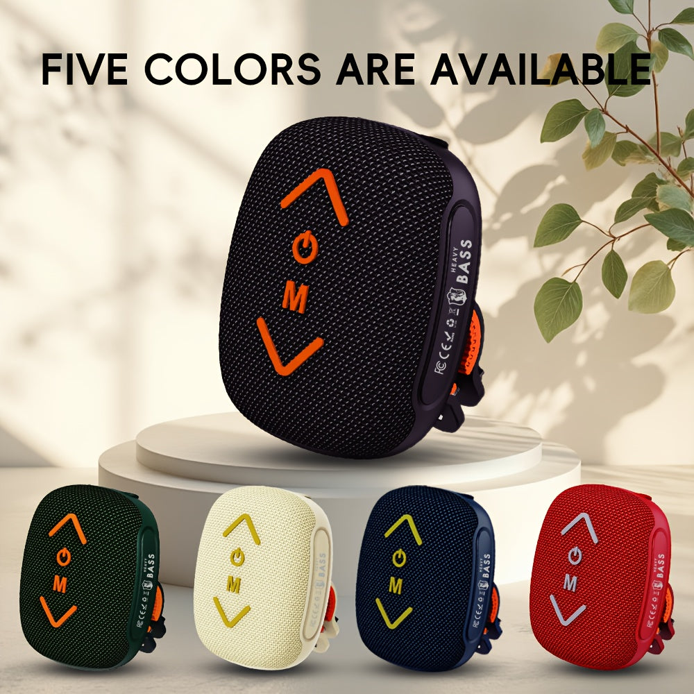 Outdoor Wireless Bike Speaker. 7W Stereo with Deep Bass to Crank up Your Journey, 1200mAh for 10 Hours, IPX-5 to Shrug Off Rain/sweat. Supports BT/TF/TWS & Hands-free Calls – Built for Motorcycles, Travel Bikes, and Every Mile in Between