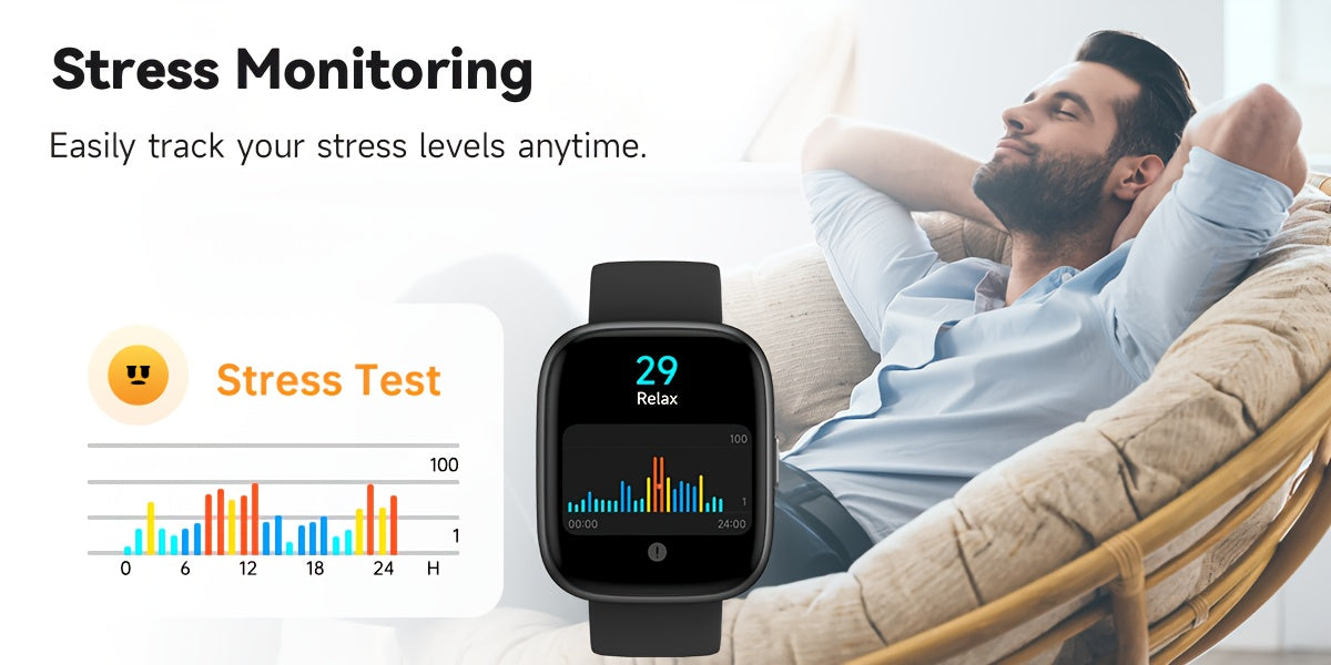 FAWEIO Smart Watch For Men Women Wireless Calling, 1.83" HD Touch Screen Fitness Tracker, 100+ Sports Modes, Built-in Alexa, Dial, Waterproof, For IPhone & Android, Birthday Gifts, Mother'S Day Gift