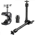 Multi Tools Magic Arm: 11 Inch Friction Articulating Super Clamp For Camping Fishing - DSLR/SLR LCD Monitor LED Light Photo Studio Tripod Accessories