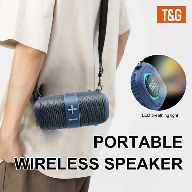 TG667 Is a Compact And Portable Wireless Speaker Designed for Outdoor Use. It Is And Features a Charming Design, Making It a Great Music Player. It Supports USB, TF Cards, And FM Radio, And Can Connect to Mobile Phones, Tablets