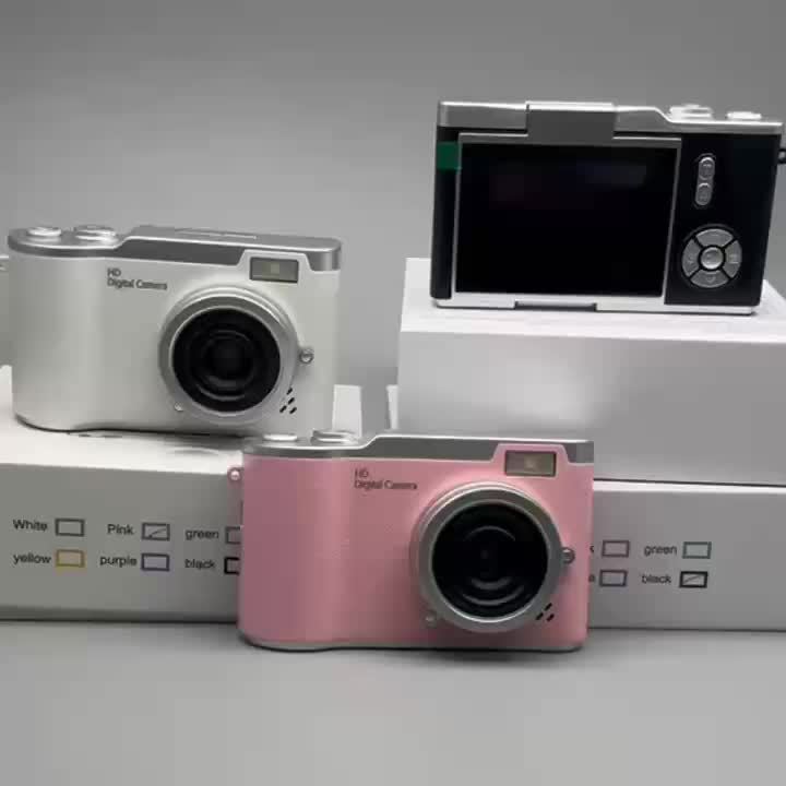 1080P HD Digital Camera Designed for Vlogging, Featuring a 2.4-Inch LCD Screen And Rechargeable Capabilities. Ideal for Beginners, It Comes with a 32GB Card for Photos, Videos, And Webcam Use, Making It a Perfect Gift for Thanksgiving, New Year