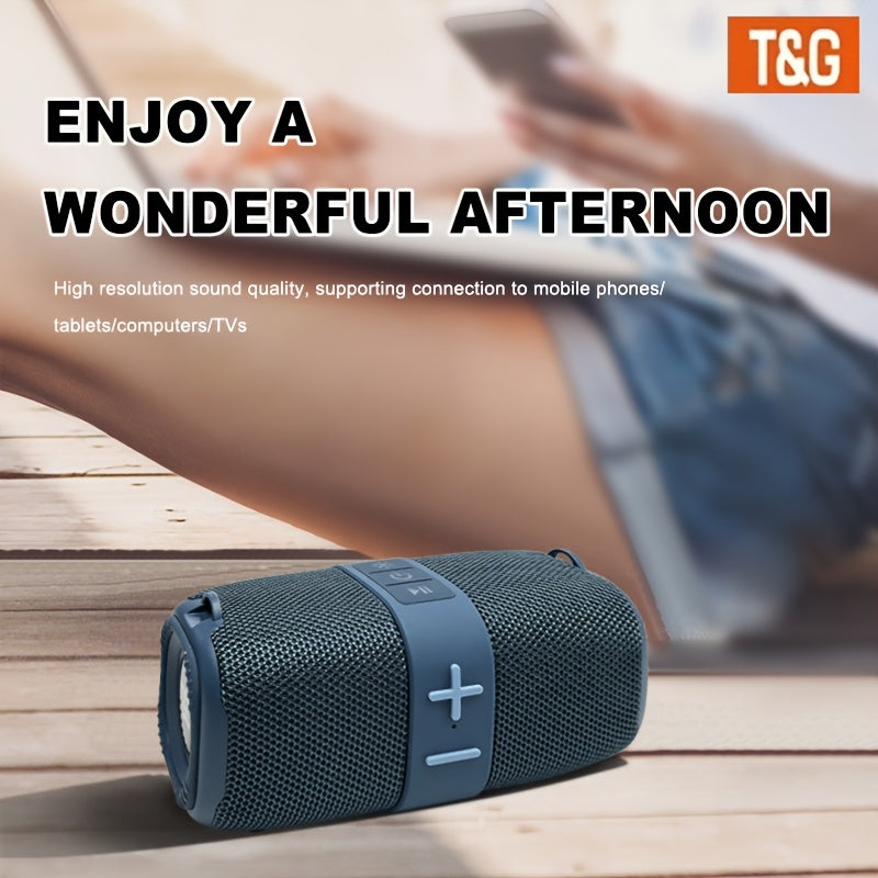 TG667 Is a Compact And Portable Wireless Speaker Designed for Outdoor Use. It Is And Features a Charming Design, Making It a Great Music Player. It Supports USB, TF Cards, And FM Radio, And Can Connect to Mobile Phones, Tablets