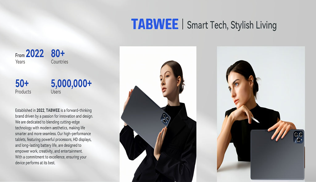 [Android 16, 11-Inch FHD] TABWEE T90 Android 16 New 2025 Tablet, 11-Inch FHD Large Screen+1200x1920 IPS Display, Octa-Core High-Performance CPU, 24(8+16)GB RAM +128GB ROM(2TB Expand), 3MP+5MP Camaras/Face ID, 8000mAh Long Battery Life, Support Widevine L1