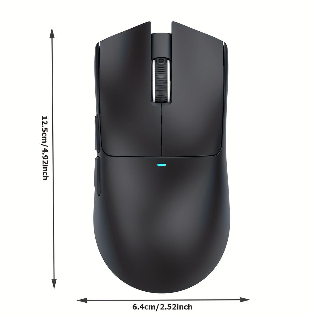 ATTACK SHARK X11 Lightweight Wireless Gaming Mouse with RGB Charging Dock, Tri-Mode-2.4G/USB-C Wired/Wireless, PAW3311 Optical Sensor, HUYU Switch, 5 Programmable Buttons for PC/Mac, Wireless Mouse for Gaming, Gaming Mice, Gaming Mouse Wireless, Pc Gaming