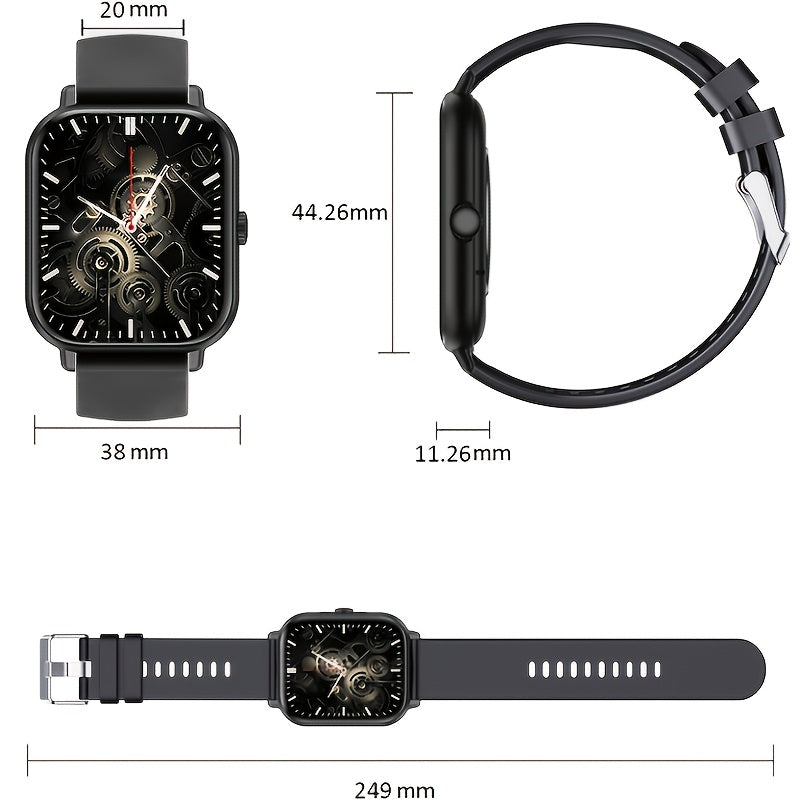 [Christmas Gift] 2025 New Smartwatch, 1.83-Inch Touchscreen, Unisex, Supports Call Function, Call and Message Notifications, Multi-Functional Fitness and Sports Smart Bracelet, Wireless Connection for Android and Mobile Phones, Christmas Gift, Valentine's