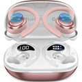 Q38 Wireless Earbuds, Wireless 5.3 Headphones 14.2Mm Driver Stereo Over Ear Buds, 48H Playback Earphone with Earhook, Noise Cancelling Mic, Sport Headset for Workout/Running