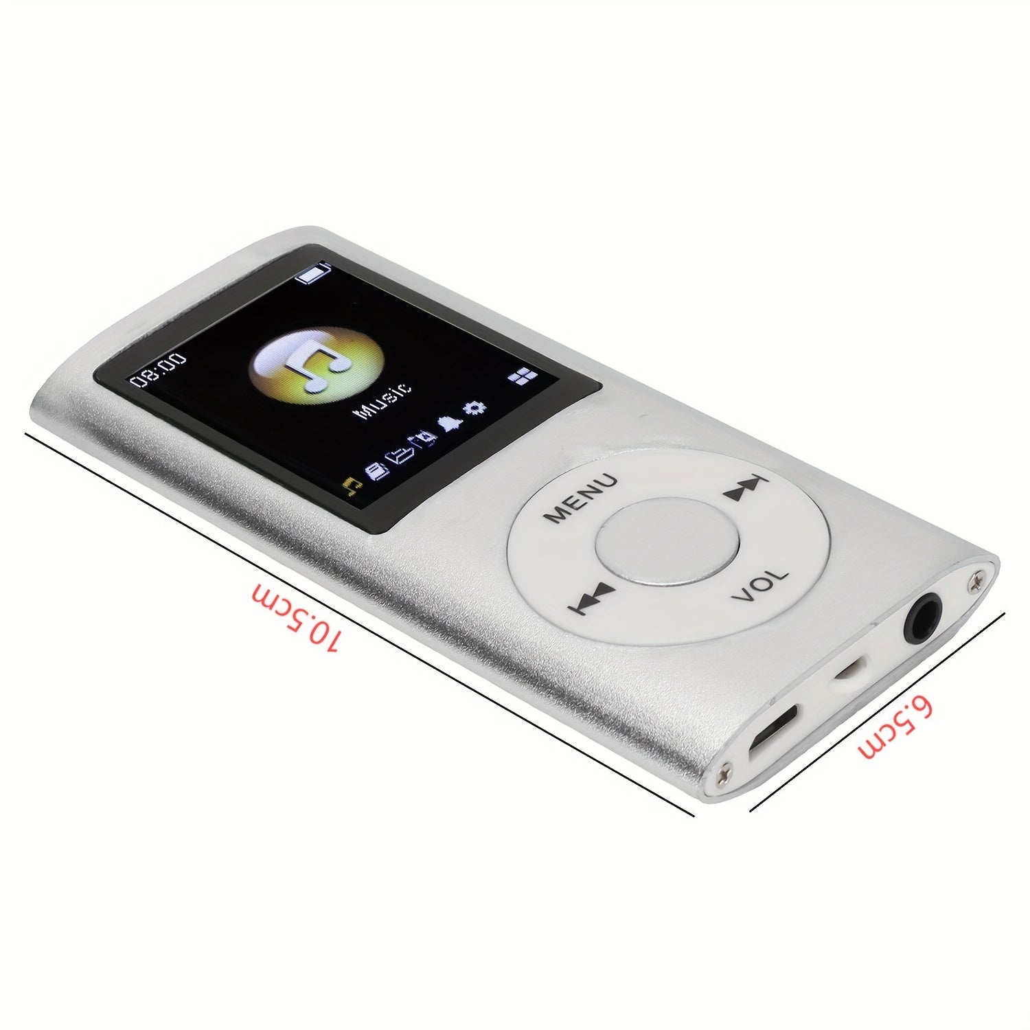 Portable MP3 Music Player with a 1.8-Inch LCD Display